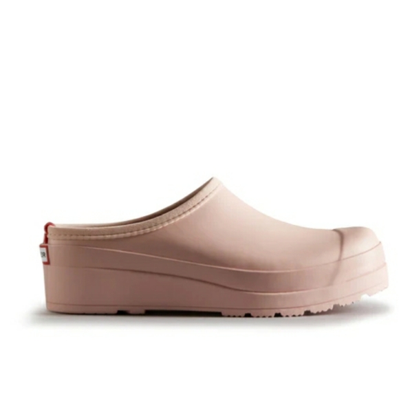 Hunter Azalea Pink Play Platfrom Slip-on Treaded Closed Toe Comfort Clog Shoe 9 - Picture 13 of 13